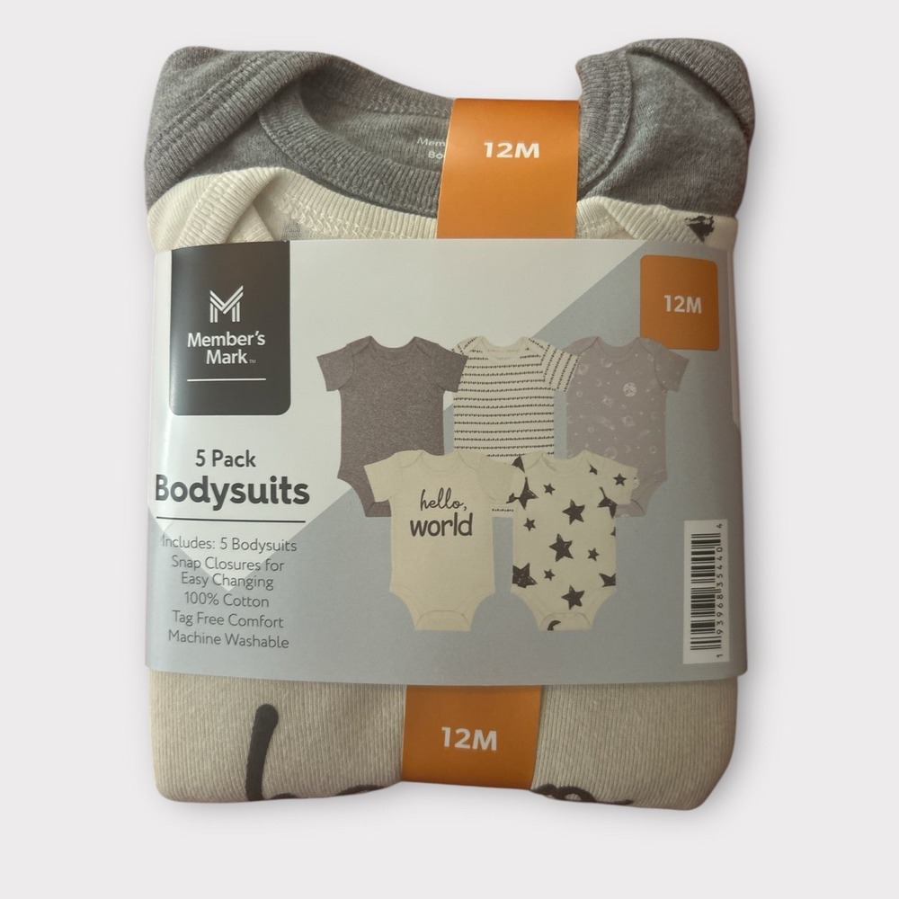 12 months onesie‎ pack of 5 New